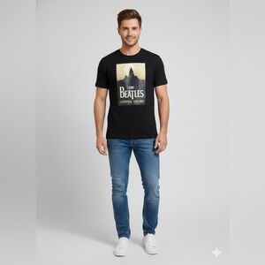 The Beatles Liverpool England Graphic T-shirt